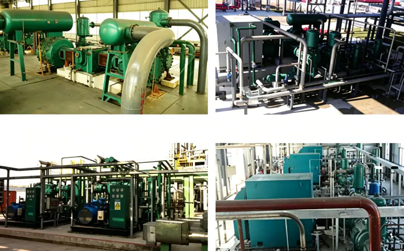 Compressor System in Operation - Production Line