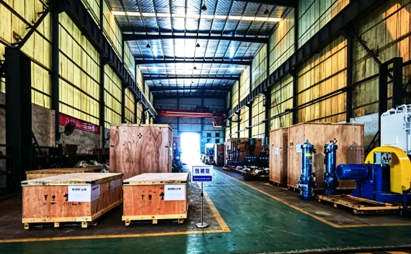 Compressor Unit Loaded for International Transport